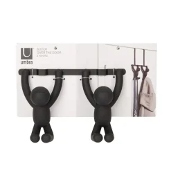 Patère porte buddy bonhomme noir
