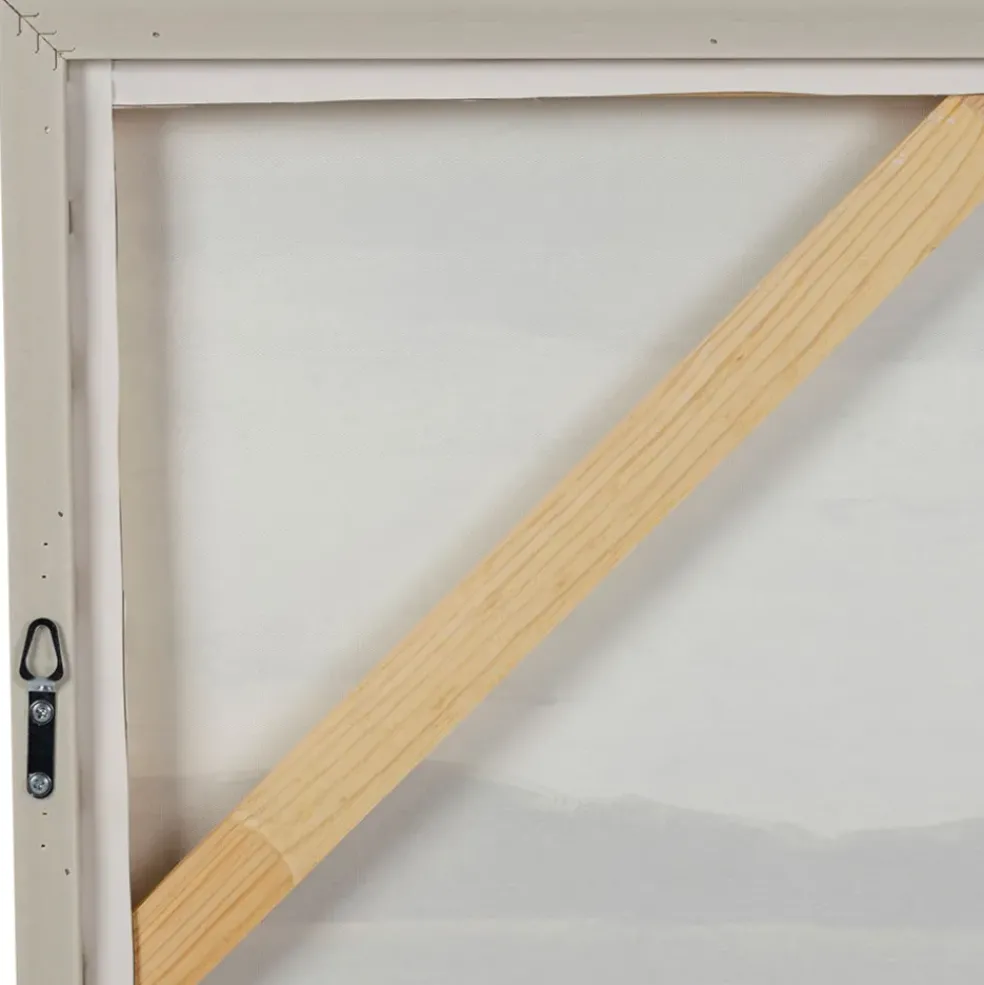 Peinture encadrée estran beige 140x70cm