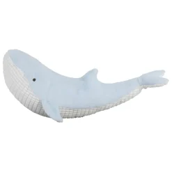 Peluche baleine en tissu bleu ciel - Eté A La Mer