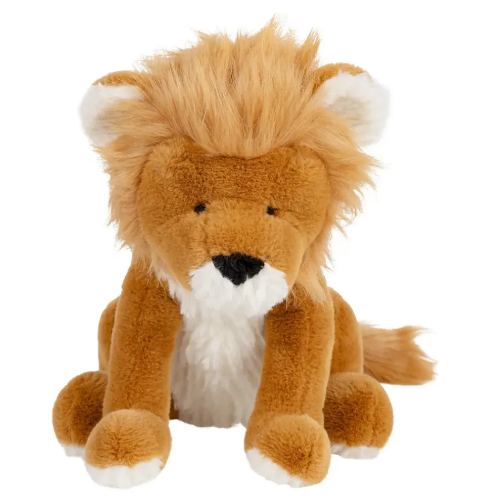 Peluche lion en tissu sable - Zawadi
