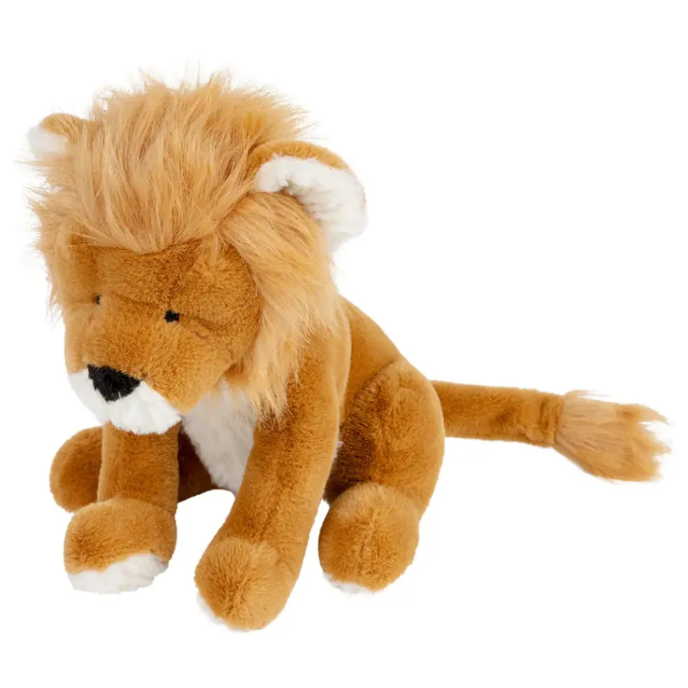 Peluche lion en tissu sable - Zawadi