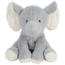Peluche éléphant en tissu gris - Zawadi