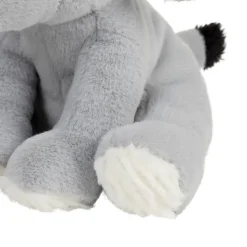 Peluche éléphant en tissu gris - Zawadi