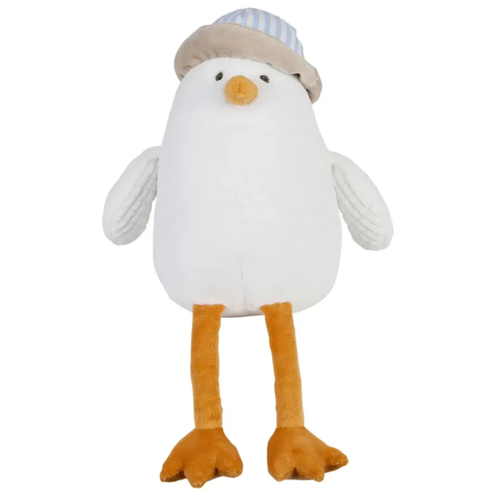 Peluche mouette en tissu blanc - Eté A La Mer