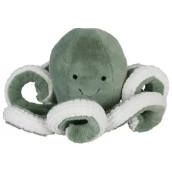 Peluche pieuvre en tissu vert - Eté A La Mer