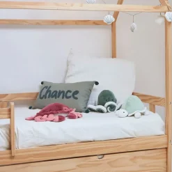 Peluche pieuvre en tissu vert - Eté A La Mer