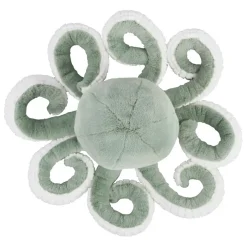Peluche pieuvre en tissu vert - Eté A La Mer