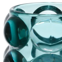 Photophore en verre émeraude h6.5cm - Tanri