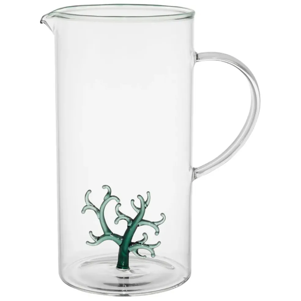 Pichet corail en verre 1.3L - Océan