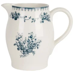 Pichet en faïence bleu ancien 1.3L - Faustine