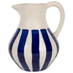 Pichet en terre cuite bleu 3L - Lisia