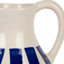 Pichet en terre cuite bleu 3L - Lisia