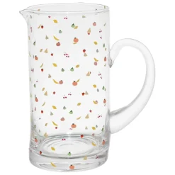 Pichet en verre multicolore 1l - Les Fruits