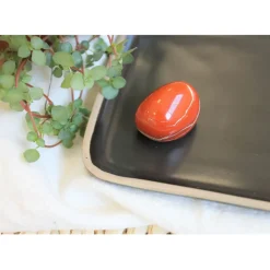 Pierre roulée jaspe rouge taille L
