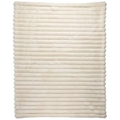 Plaid blanc 170x130cm - Selestina