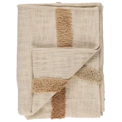 Plaid en coton ecru 170x130cm - Organic