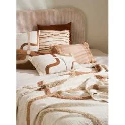 Plaid en coton ecru 170x130cm - Organic