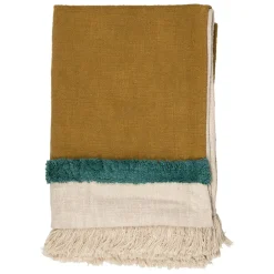 Plaid en coton mordoré 170x130cm - Neo