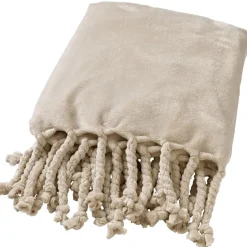 Plaid florijn 150x200cm pumice stone sable