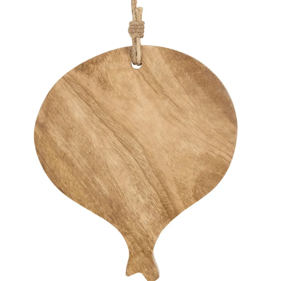 Planche à découper Oignon en manguier naturel 25x29cm - P'tit Légume