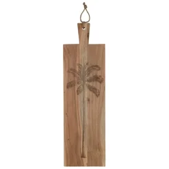 Planche à découper palmier en acacia naturel 70x20cm - Dalbert