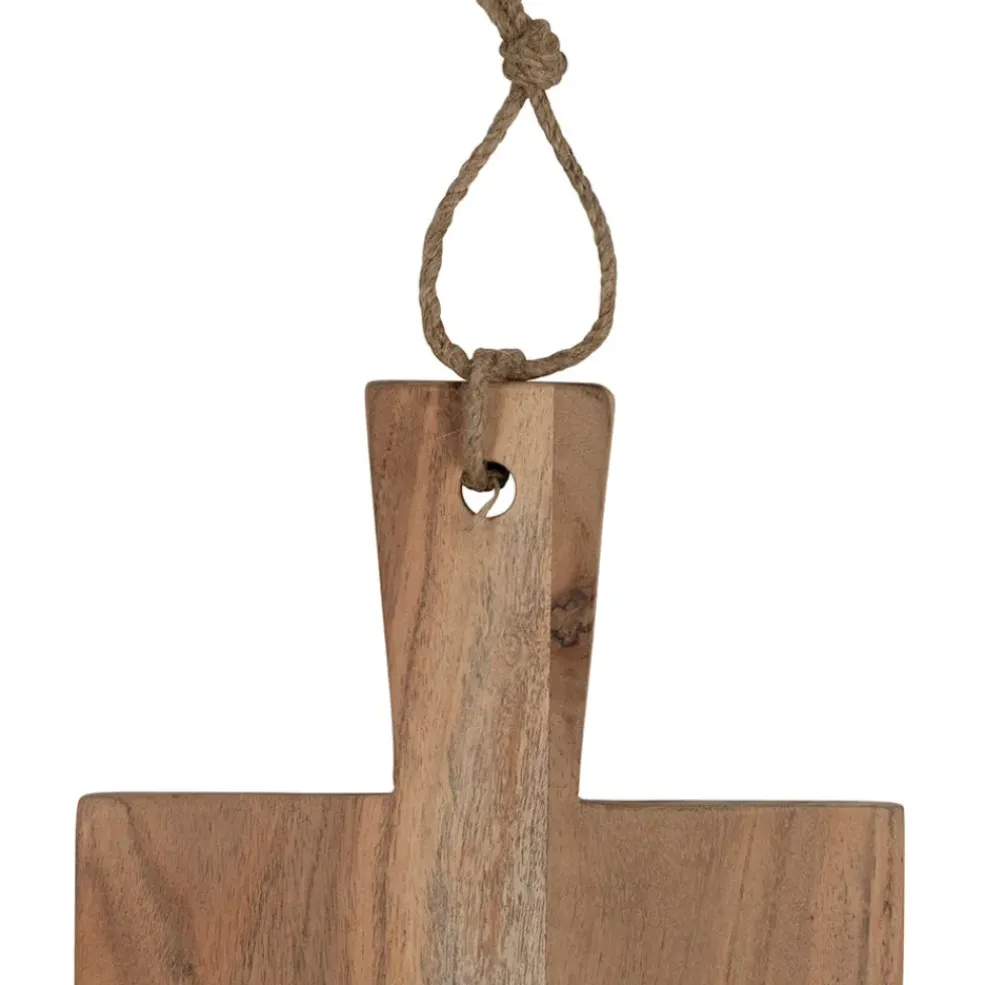 Planche à découper palmier en acacia naturel 70x20cm - Dalbert