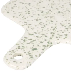 Planche à découper vert d'eau en porcelaine - funny
