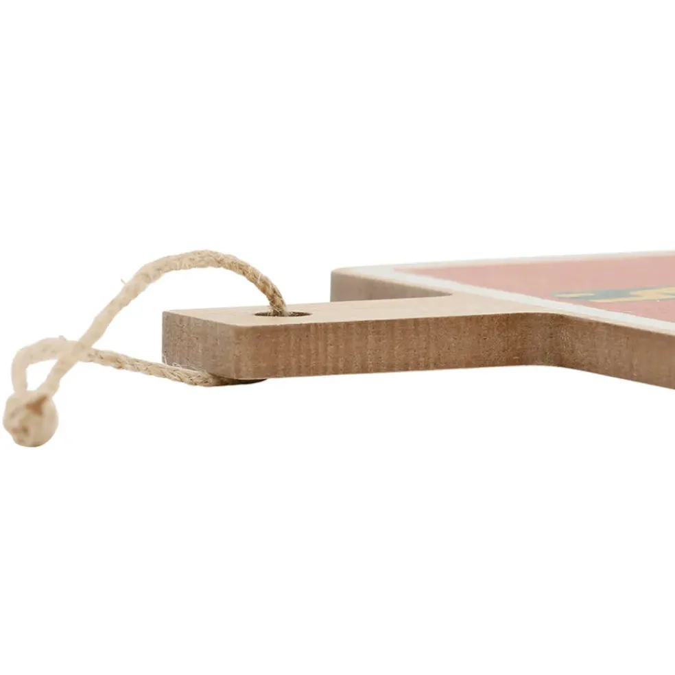 Planche a découper en bois multicolore 14x26cm - Copains D'Abord