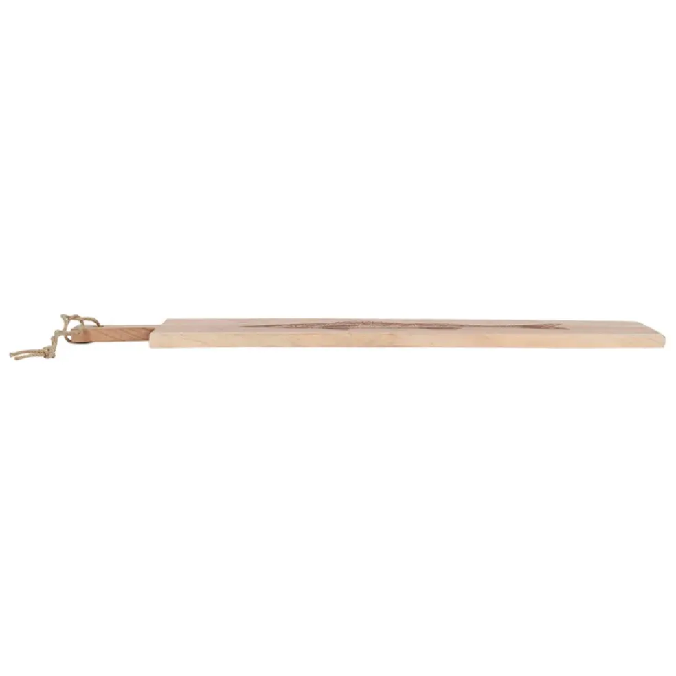 Planche a découper poisson en acacia naturel 20x70cm - Dalbert
