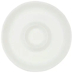 Plat en grès blanc - courba