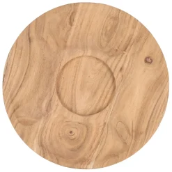 Plateau en acacia naturel avec coupel - Dalbert
