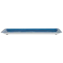 Plateau en fer indigo 30x15cm - Allegra
