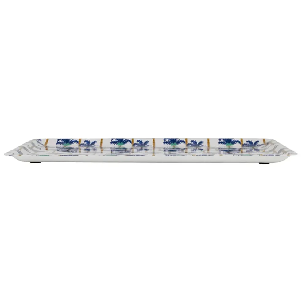 Plateau en fer indigo 40x30cm - Mocoa