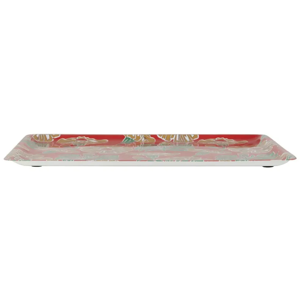 Plateau en fer multicolore 40x30cm - Flaural