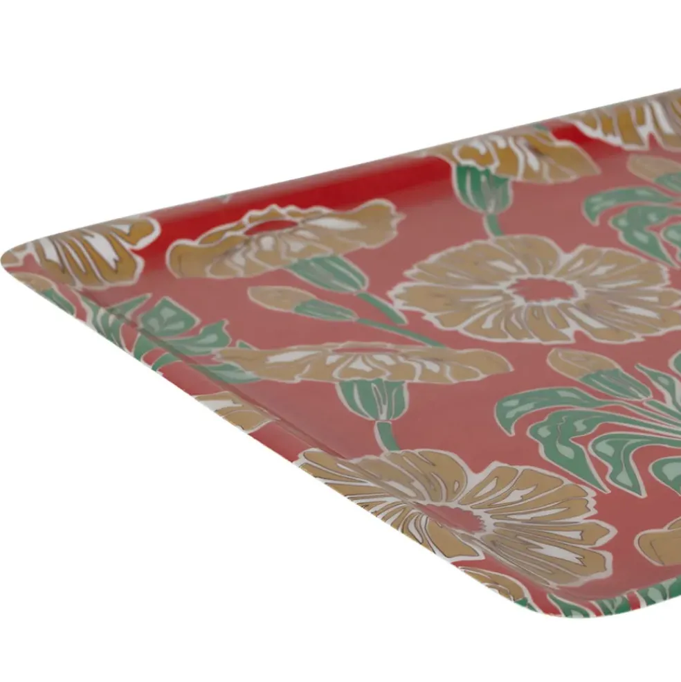Plateau en fer multicolore 40x30cm - Flaural