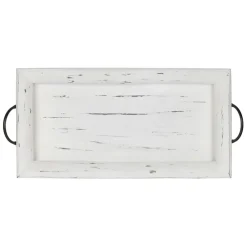 Plateau en sapin blanchi 65x34cm - Trappeur