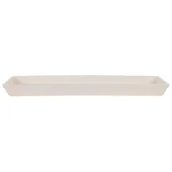 Plateau en tissu synthétique beige et vert 26x11cm - Copains D'Abord