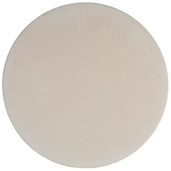 Plateau sur pied en ciment écru moucheté d30cm - Organic