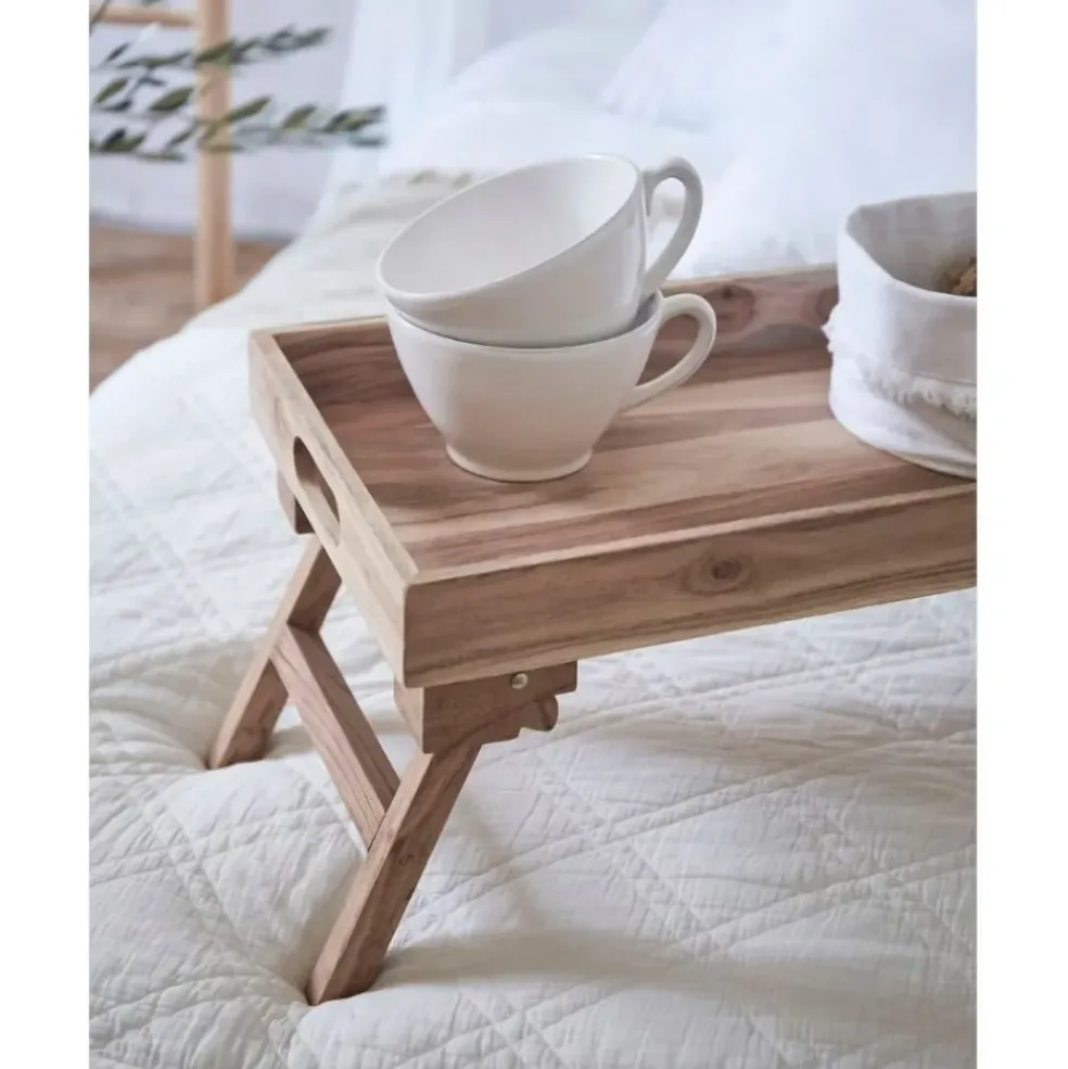 Plateau tv pliant en bois - dalbert