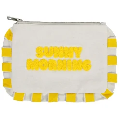 Pochette en coton jaune - Lumi