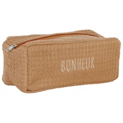 Pochette en coton taupe - Beezz