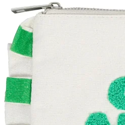 Pochette en coton vert - Lumi