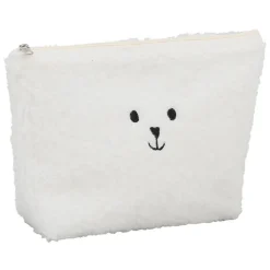Pochette ourson en tissu blanc - Songes