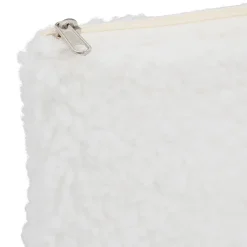 Pochette ourson en tissu blanc - Songes