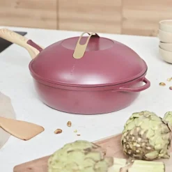 Poêle en aluminium rubis d28cm - La Fabuleuse