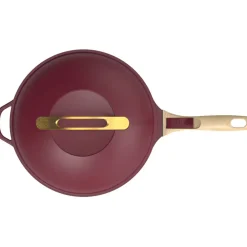 Poêle en aluminium rubis d28cm - La Fabuleuse
