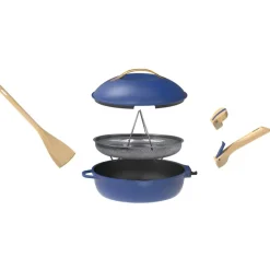 Poêle en aluminium saphir d28cm - La Fabuleuse