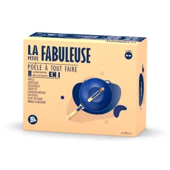 Poêle en aluminium saphir d24cm - La Fabuleuse