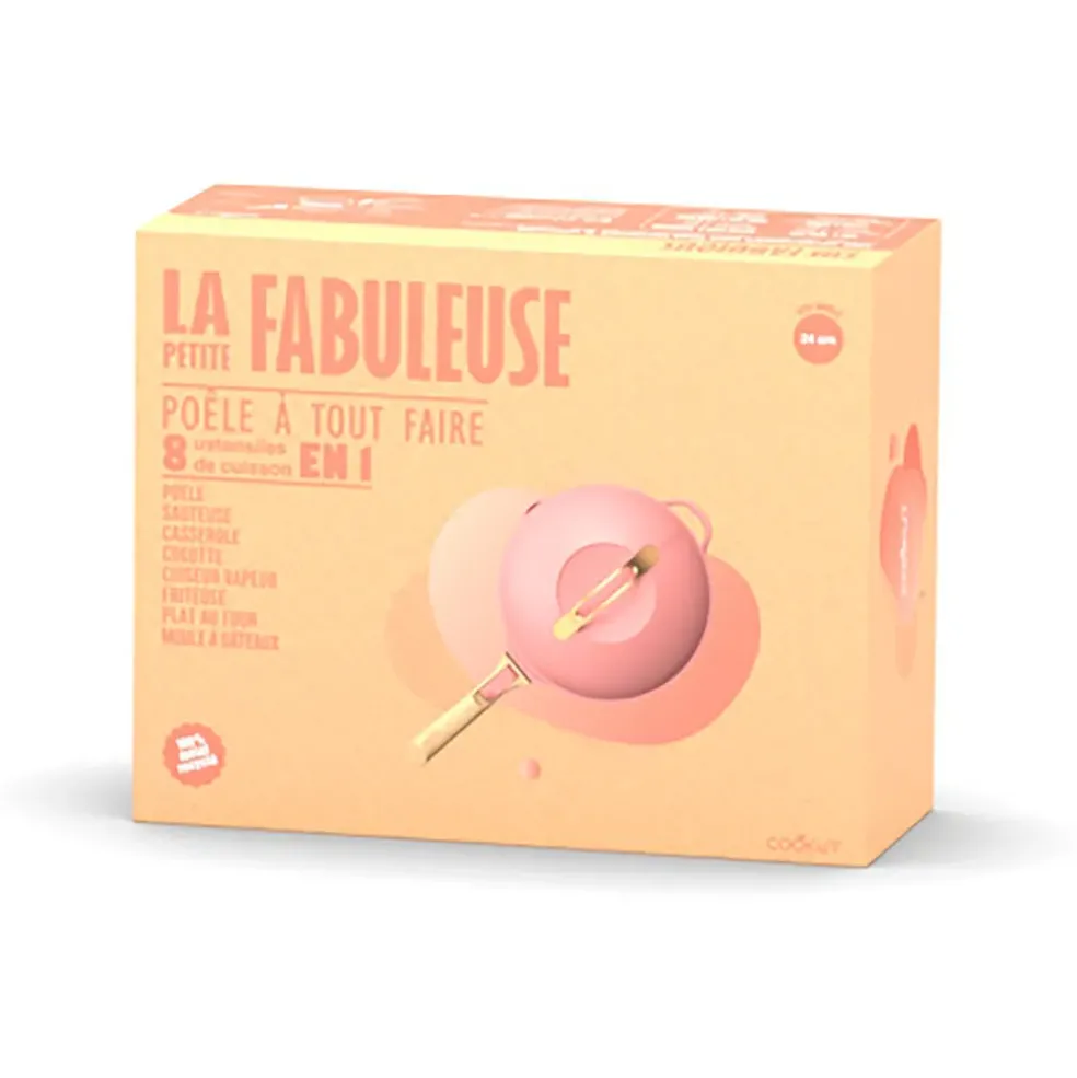 Poêle pivoine d24cm - La Fabuleuse