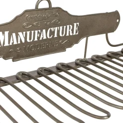 Porte verres en fer gris - manufacture